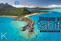 JOURNEY to TAHITI (4K UHD Nature Sounds Only) Whales & Beaches – Ambient Film for Relaxation