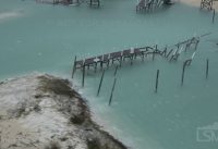 9-3-2019 Abaco, Bahamas Dorian devastation from chopper, boats washed ashore, people stranded