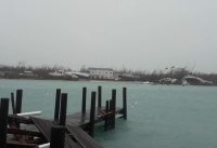 Man O War Cay the harbor after Hurricane Dorian